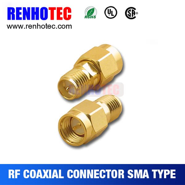 Male to Female Crimp Cable RF Electrical Tube SMA Connector